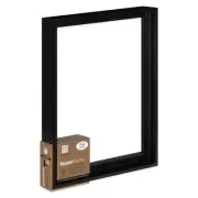 Ampersand 16x20 Black Hardwood Floater Frame for Canvas and Wood Panels
