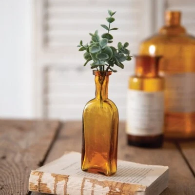 Rustic Country Farmhouse Home Decor Antique-Inspired Apothecary Bottle