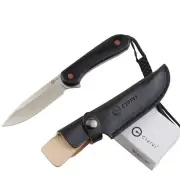 Civivi Elementum Fixed Blade Knife Black G10 Handle Full Tang Red Liners