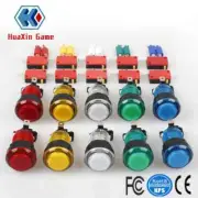10x New 12V Transparent Glow Arcade Buttons With Micro Switch For Jamma Mame