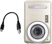 Digital Camera, Excellent Sensor Mini Camcorder, Lightweight and Portable Meet Demand HD Image Artist Photographer Traveller for Home(Gold)