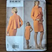 NEW Vogue V1435 Tom & Linda Pratt Jacket and Dress Pattern Size 14-22 UNCUT