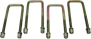 4 Front Leaf Spring U-Bolt + Nut Set for Landcruiser FJ60 FJ62 HJ60 60 Series