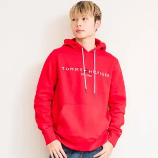 【Tommy Hilfiger】男版 刺繡EST.1985 半拉鍊 衛衣 帽T 薄刷毛 長袖 穿搭 美國(秋冬新品)