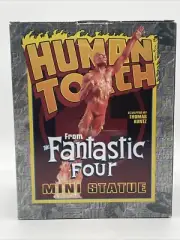 Human Torch Bowman Designs Mini Statue The Fantastic Four Marvel LE 225 Of 4000