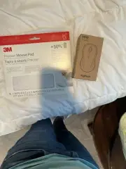 3m Precise Mouse Pad And Logitech Mouse