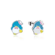 Couture Kingdom ECC Sanrio Hello Kitty Tuxedo Sam Stud Earrings 12mm Silver