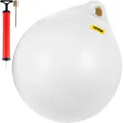 Boat Buoy Ball, 21\" Diameter Inflatable Heavy-Duty Marine-Grade Vinyl Marker Buoy, Round Boat Mooring Buoy, Anchoring, Rafting, Marking, Fishing,