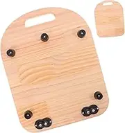 Zerodeko Sturdy Wooden Mixer Pad Non-Slip Kitchen Appliance Slider Mat for Countertop Reduces Noise Vibration