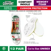 Memory Foam Shoes Insoles Trainer Foot Care Pain Relief Cushions Comfort
