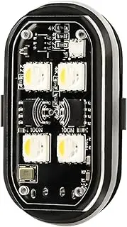 Wireless Strobe Light, Led Flashing Warning Light with Remote Control, High-Brightness Signal Lamp for Car, Motorcycle, Truck, or Vehicle Safety Alert, 1 Set