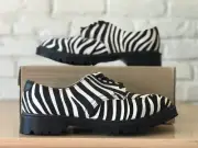 2046 Supreme HO x Dr. Martens Split Toe 5-Eye Zebra Black White Oreo Men Size 13