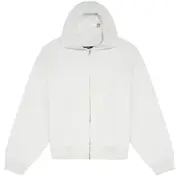 [We11done] White Cap Zip-Up Hoodie