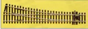 PECO STREAMLINE OO/HO FINESCALE CODE 75 - SLE195 MEDIUM RADIUS TURNOUT R/H