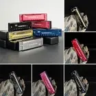 Metal Diatonic Harmonica Key of C Musical Instrument Students