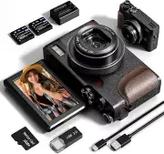 Digital Camera, 56MP Cameras for Photography, 4K Vlogging Camera for Youtube, 18