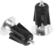 1 Pair Mountain Bike Handlebars Bicycle Seat Tube Dust Plug Bicycle Handlebar End Caps Plugs Handlebar Bar End Plugs Bicycle Grip Cover Mountain Bike Placement Aluminum Alloy