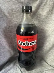 Share a Coke with Andrew 2025 Personalized Gift Coca~Cola Bottle 20oz Zero