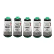 5 Pack Black Overlocking Thread 2000m Polyester Birch Overlocker Cone Spool Sewi