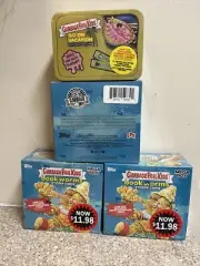 3x New 2022 Garbage Pail Kids - Bookworms Mega Boxes And 1 Go On Vacation Sealed