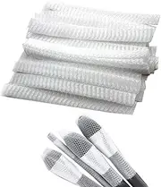 Makeup Cosmetic Brush Cover Shaper Makeup Brush Pen Guard Protector Expandable Mesh Sleeve Brush Netting Cover 100 PCS