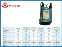 在飛比找樂天市場購物網優惠-【台北益昌】大井泵浦 PW100AR 沉水馬達 沉水幫浦 抽