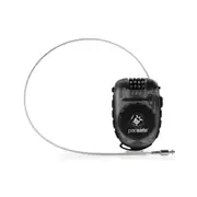 Pacsafe Retractasafe 250 Adjustable Cable Lock 4 Dial Combination - Smoke