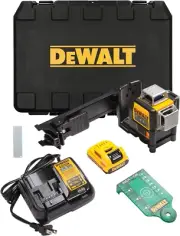 12V MAX Laser Level, Green Line Laser, 3-Way, 360 Degree Professional Laser, Cor