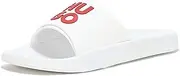 [HUGO] Men's Nil Stacked Logo Slide Sandal
