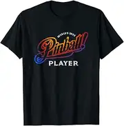VidiAmazing Pinball Machine Arcade Retro Game Gaming 80s ds1190 T-Shirt