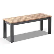 Balmoral Low Dining Coffee Table with 4 Bench Seats - Outdoor Aluminium Dining Settings