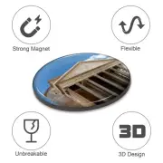 Rome Pantheon Magnet Strong and Flexible Rome Pantheon Refrigerator Magnet 1.1 I