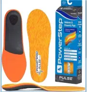 NIB PowerStep Pulse Plus Thin 3/4 Length Foot Soles Pain Control Mens 14