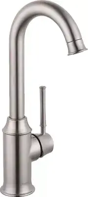 Hansgrohe 04217800 Talis C Bar Faucet in Steel Optik