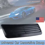Universal Car Truck Hood Air Vent Scoop Decoration Bonnet Cover Sticker Black