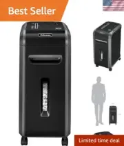 Powershred 99Ms 14-Sheet Micro-Cut Heavy Duty Paper Shredder with Auto Revers...