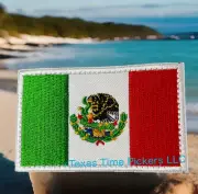 Mexico Mexican Flag Velcro Hook Loop Morale Patch Aztec Mayan Dodgers