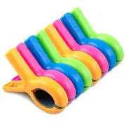 8 Pcs Beach Towel Clips for Beach Chairs, Towel Holder for Beach Chair Pool C...