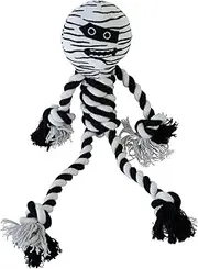 WagTime Scaries Mummy Rope Toy - Durable & Fun Dog Chew Toy, Interactive Play, Safe Cotton Material, Ideal for Teething Puppies & Active Dogs, Halloween-Themed Pet Gift