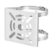Security Camera Bracket with Loops Universal Metal Vertical Pole Mount