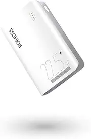 Portable Charger 10000mAh, ROMOSS 22.5W & PD 20W Mini Power Bank USB C Fast Charger with 3 Input & 3 Outputs External Battery Pack for iPhone16/15/14/13 iPad Samsung S24/S23/S22, More Phones & Devices