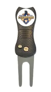 2017 Houston Astros World Series MLB Golf Ball Marker + Switchblade Divot Tool