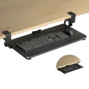 XINLEI Keyboard Tray Under Desk Large C-Clamp 25.6” 30” Including Clamps x 11...