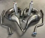 Shearer Custom Pipes Small Bore Inframes Raw Finish For Air Box.