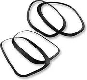 POEXIR for MINI, Countryman R60 Accessories Car Headlight Front Head Tail Rear Lamp Light Sticker Ring, Cooper R60, R60 Car Air Vent Decoration