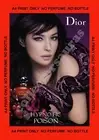 MONICA BELLUCI - DIOR perfume Ad- A4 PRINT + FREE POST - NO PERFUME