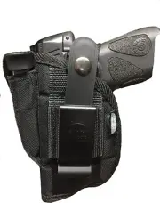 Gun holster fits Smith & Wesson BodyGuard 2.0 with the double safety