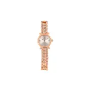 Roberto Carati Tina Rose Coloured Crystal Face Watch M9148-V3