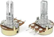Aexit 2 (Potentiometer) Pcs B10K 10K Ohm 3 Terminals Rotary Audio B Type (13ry463qf766) Potentiometer Pot