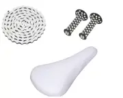 ALTA VlNYL DlAMOND 702 SADDLE WITH KMC CHAlN & CHECKER BLACK/WHITE BIKE GRIPS